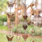 steel leaf rain chain 給媽媽的雨鏈金屬戶外風鈴裝飾蝴蝶風鈴