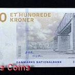 【Louis Coins】B445-DENMARK-2009-2015丹麥紙幣,100 Kroner(B)