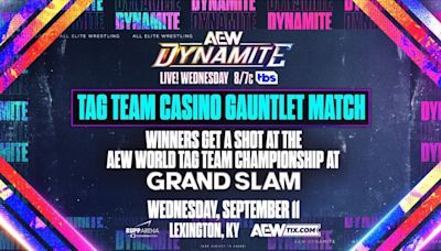 Tag Team Casino Gauntlet Match Added To 9/11 AEW Dynamite