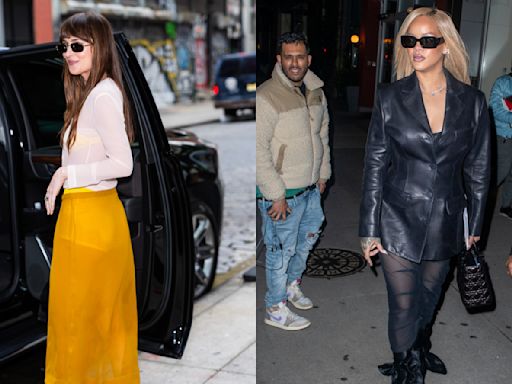 Sheer Skirts Are Trending This Summer: Dakota Johnson and Rihanna Wearing the Style, Runway Looks and More