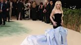 Sabrina Carpenter Plays Cinderella in a Blue Ball Gown at the Met Gala