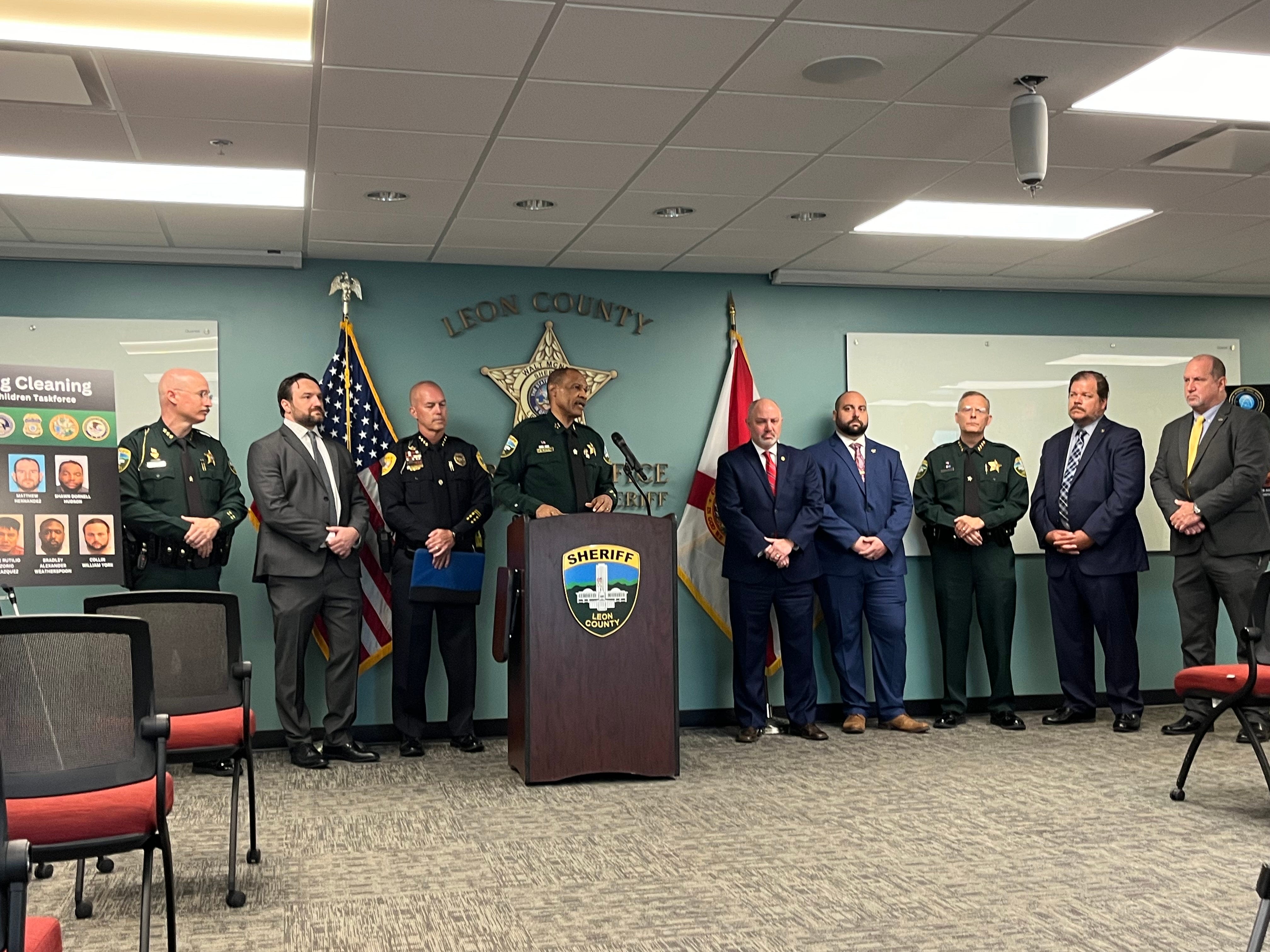 Leon County Sheriff's Office arrests 13 men for child sex crimes during sting operation