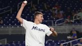 Heat rookie Nikola Jovic threw out ceremonial first pitch for Marlins