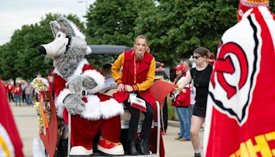 At Arrowhead, we found out how Hallmark is making Christmas in July for Chiefs movie