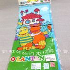 日本製 老品 NHK電視台幼教節目 BANDAI發行 巧克力島 小布 阿珠 安安 傑克比 可愛 手帕