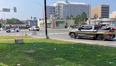 Sudbury pedestrian, 92, struck and killed by debris from downtown crash