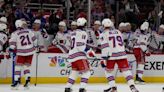 Panarin leads surging Rangers to 7-1 win over Blackhawks