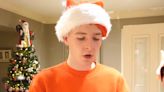 A YouTuber has been dressing as Santa Claus, buying strangers groceries and giving out presents in his hometown