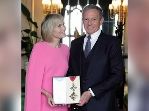 Bob Iger receives honorary Knight of the Order of the British Empire