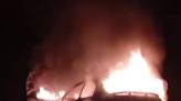Asesinan y queman dentro de su vehículo a un expolicía en Junín