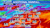 Additional heavy rainfall expected through Saturday may lead to flash flooding