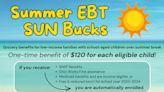 Summit County to offer SUN Bucks, a Summer EBT grocery program for low-income families