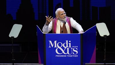 Modi celebrates his return to power at U.S. diaspora event