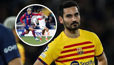 Clima caliente en Barcelona: Ilkay Gundogan apuntó a Ronald Araujo por la derrota con PSG