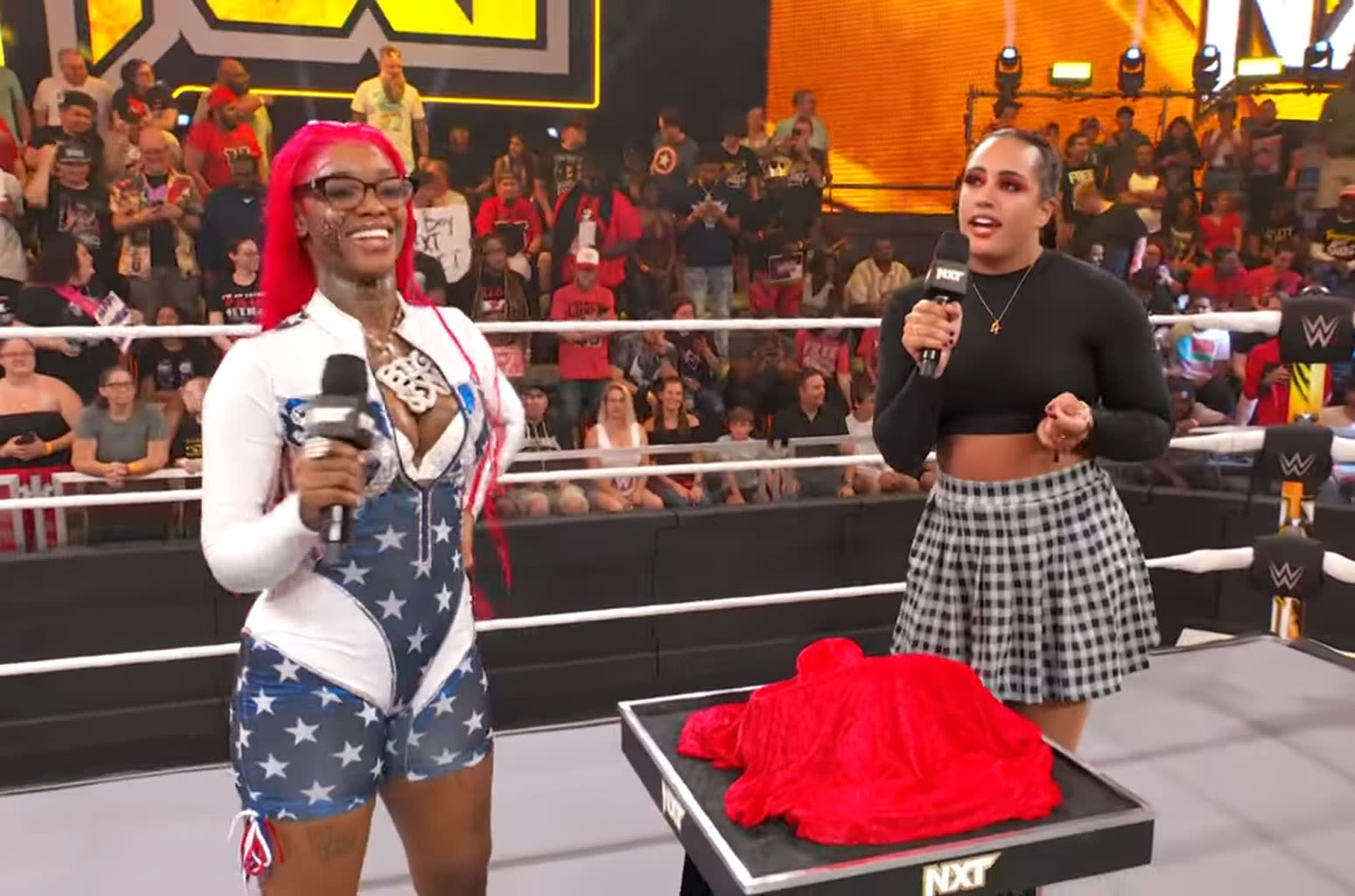 Sexyy Red Steals the Show With Her WWE NXT Debut & Meets Wrestling Icon Shawn Michaels