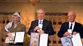 On This Day, Oct. 14: Rabin, Peres, Arafat share Nobel Peace Prize
