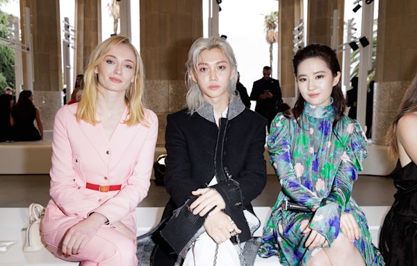 Celebrities Front Row at Louis Vuitton Cruise 2025: Felix, Liu Yifei, Sophie Turner and More