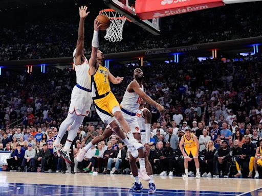 Pacers set NBA playoff shooting record, beat Knicks in Game 7