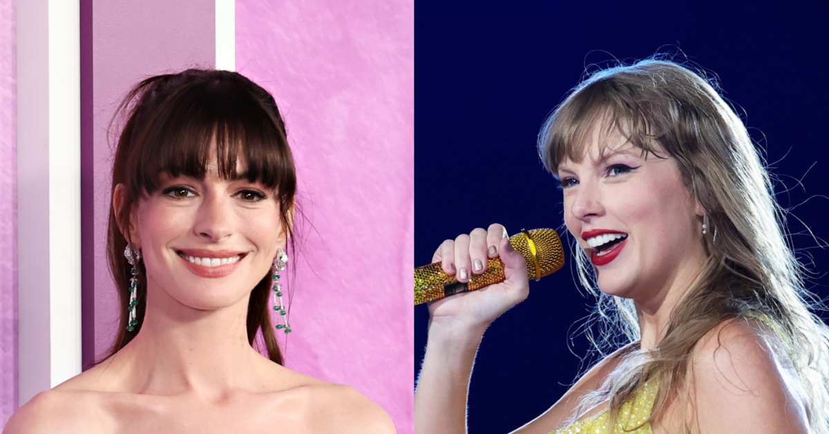 Taylor Swift Fans Are Obsessed With Anne Hathaway 'Having the Time of Her Life' at Eras Tour