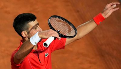 Djokovic needs medical attention after getting knocked on the head by a water bottle at Italian Open