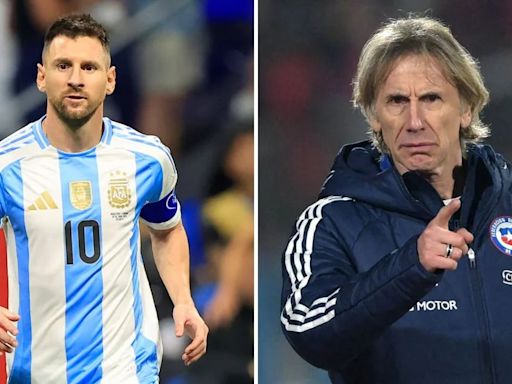 Lionel Messi señaló a Ricardo Gareca como el principal responsable del crecimiento de Chile tras su gran trabajo con Perú