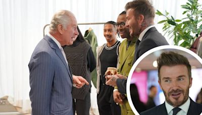 Your Hive-ness: The King and David Beckham shared beekeeping tips before footie star appointed to new role