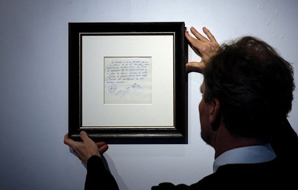 Bidding opens for Messi napkin that defined soccer great’s career