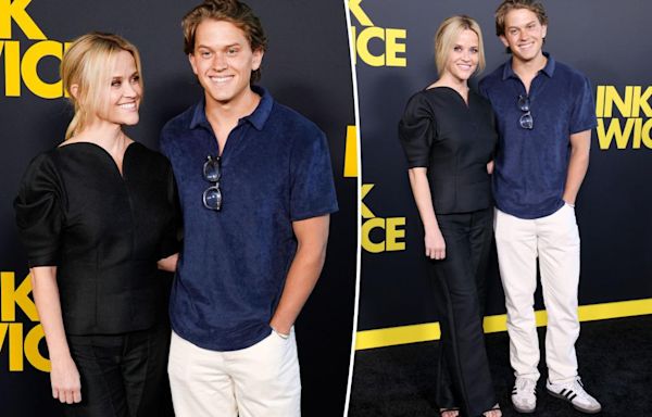 Reese Witherspoon brings her and Ryan Phillippe’s son Deacon, 20, as date to ‘Blink Twice’ premiere