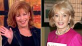 “The View” star Joy Behar jokes about Barbara Walters' signature open-mouth smile 'from her porn days'