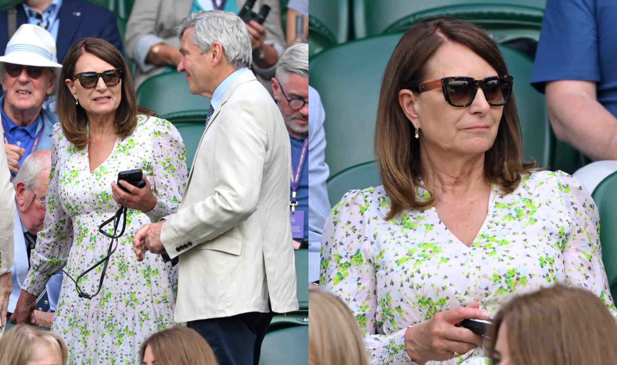 Kate Middleton’s Mother Carole Fashions Maxidress From Favorite Brand Me+Em for Wimbledon 2024 Day 10