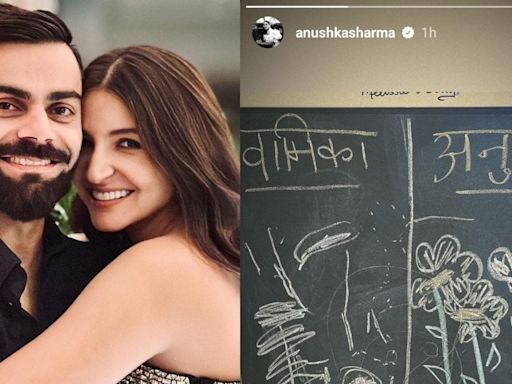 Anushka Sharma Enjoys Art Session With Daughter Vamika, Shares Aww-Dorable Photo Online - News18