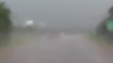 RAW: OK: HEAVY RAIN NEAR OKLAHOMA CITY