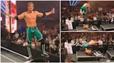 WWE drone camera shot of Logan Paul's Frog Splash onto Cody Rhodes is so epic it's gone viral