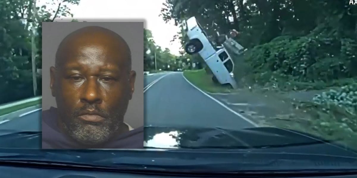 VIDEO: Man arrested after Chester County car chase ends in frightening wreck