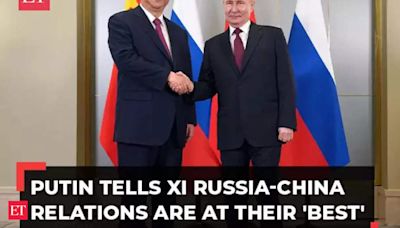 Putin tells Xi: 'Russia-China relations in best period in history'