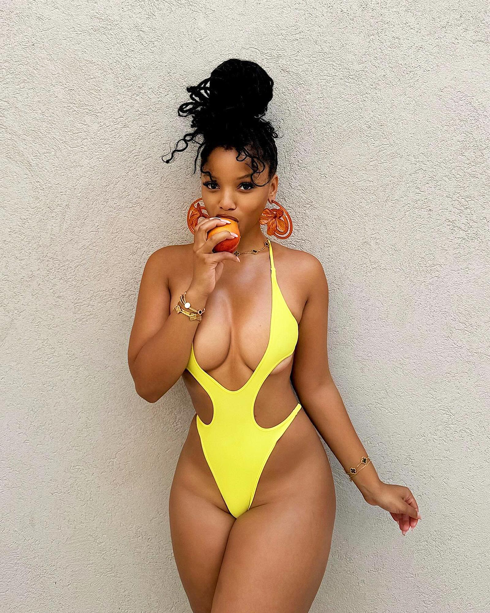 Chloe Bailey Shares the Ultimate Thirst Trap in Sexy Cutout Swimsuit