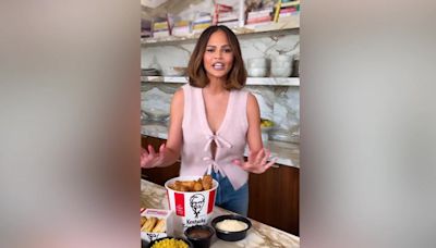 Chrissy Teigen reveals ‘what all mothers want’ in new KFC advert