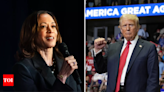 Kamala Harris vs Donald Trump: How new Democrat candidate performs against former US president in polls - Times of India