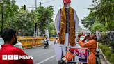 India election 2024: Modi heading for reduced majority, early results show