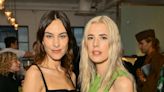 Alexa Chung hides ring finger amid claims she is 'engaged to actor boyfriend Tom Sturridge'