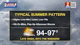 Thursday AM Forecast: Back to typical summertime conditions through the weekend