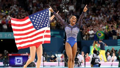 Simone Biles wins gold in women's gymnastics all-around final, while Suni Lee gets bronze