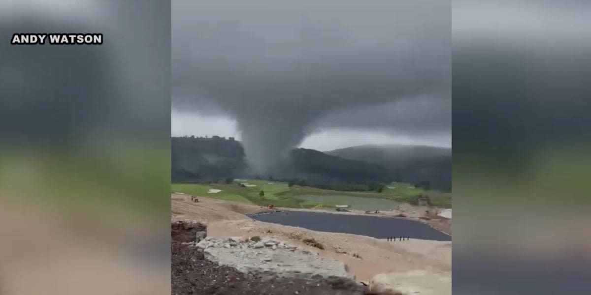 WATCH: Golfers capture tornado near Payne’s Valley Golf Course in Taney County