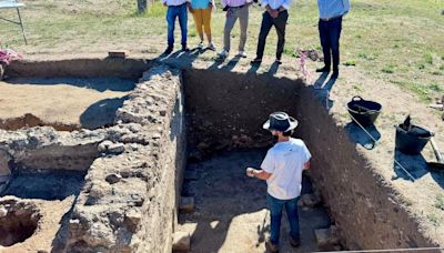 Aparece un caldarium en el yacimiento arqueológico de la Pared de los Moros