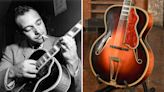 The guitar played by gypsy jazz legend Django Reinhardt in his most iconic image is going up for auction