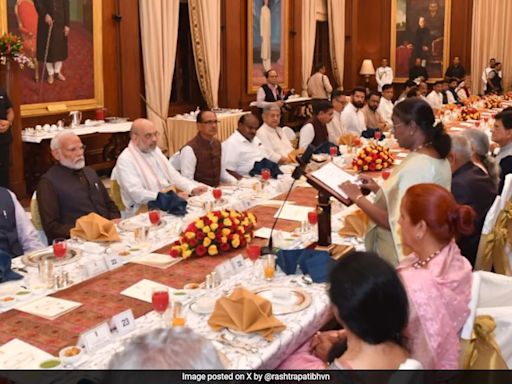 President Doupadi Murmu Hosts Dinner For PM Modi-Led Union Council of Ministers