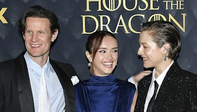 En fotos: de la oscura presentación de la segunda temporada de La casa del Dragón al impactante look de Nicola Coughlan