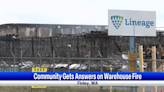 Finley residents get answers a week after Lineage warehouse fire