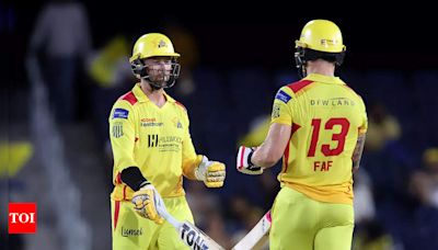 MLC 2024 Eliminator: MI New York's title defence ends as Faf du Plessis leads Texas Super Kings to nine-wicket victory | Cricket News - Times of India