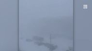White-out conditions in Nuuk, Greenland